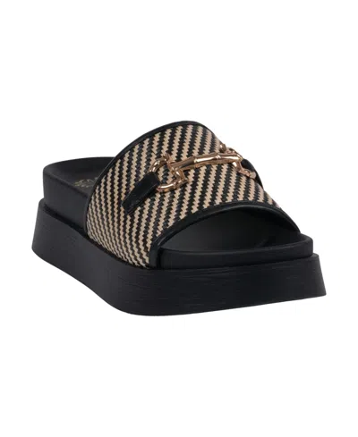 GC SHOES WOMEN'S SARI WOVEN PLATFORM WEDGE SANDALS