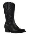 Gc Shoes Women's Savannah Western Mid-calf Boots In Black