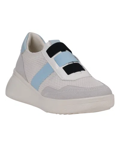 Gc Shoes Women's Stefani Slip-on Wedge Sneakers In White