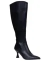 Gc Shoes Women's Vanessa Pointed Toe High Boots In Black