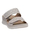 Gc Shoes Verna Slide Sandal In Silver