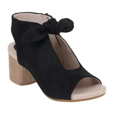 Gc Shoes Womens Kimora Shootie Heeled Sandals In Black