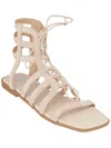 Gc Shoes Womens Squae Man Made Gladiator Sandals In Beige