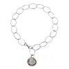 Gc Silver Silver Necklace In Multi
