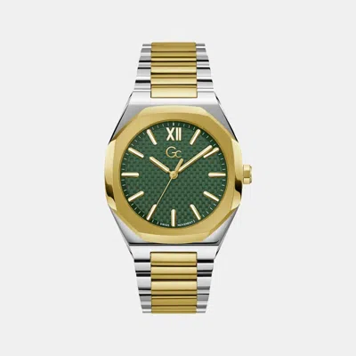 Gc Stainless Steel Dress Men's Watch In Gold