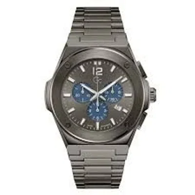 Gc Stainless Steel Dress Men's Watch In Gray