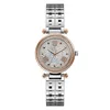 Gc Silver Stainless Steel Dress Watch In Gold