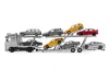 Gcd Mercedes-benz Actros Auto Transporter White 1/64 Diecast Model By