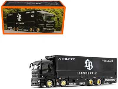 Gcd Mitsubishi Fuso Super Great Transporter Rhd (right Hand Drive) "liberty Walk Lb-trucks" Black With G In Multi
