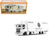 Gcd Mitsubishi Fuso Super Great Transporter Rhd (right Hand Drive) "liberty Walk Lb-trucks" White With G In White