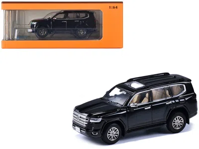 Gcd Toyota Land Cruiser 300 Black 1/64 Diecast Model Car By