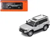 Gcd Toyota Land Cruiser Prado 250 Silver Metallic With White Top 1/64 Diecast Model Car By  In Gray