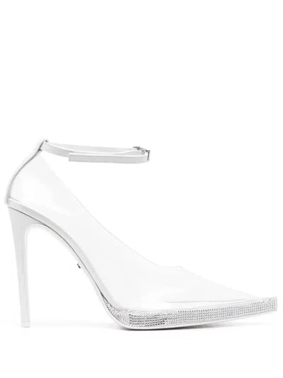 Gcds Woman Pumps Transparent Size 8 Plastic In White