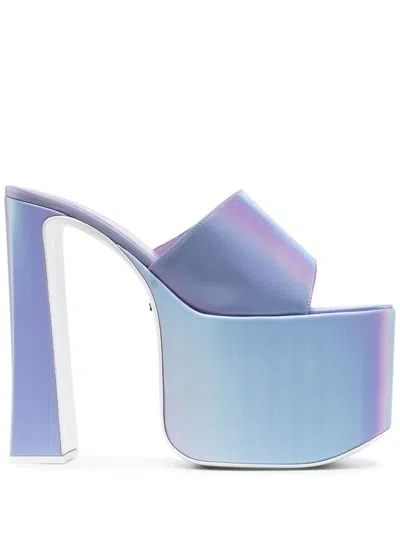 Gcds 165mm Platform Sandals In Blau
