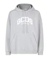 Gcds Gray Cotton Sweatshirt In Grey