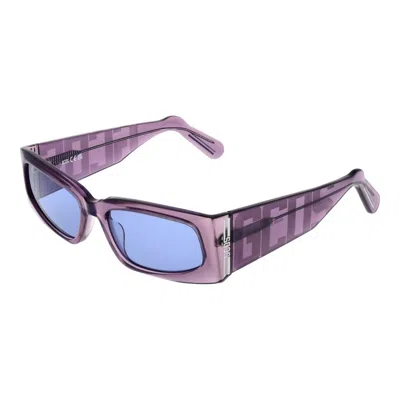 Gcds Acetate Sunglasses In Purple