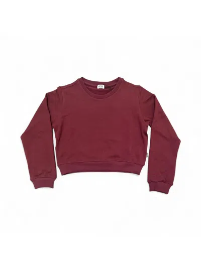 Gcds Kids' Baby Girl Sweatshirt  1531ba5_junior_bordeaux In Burgundy