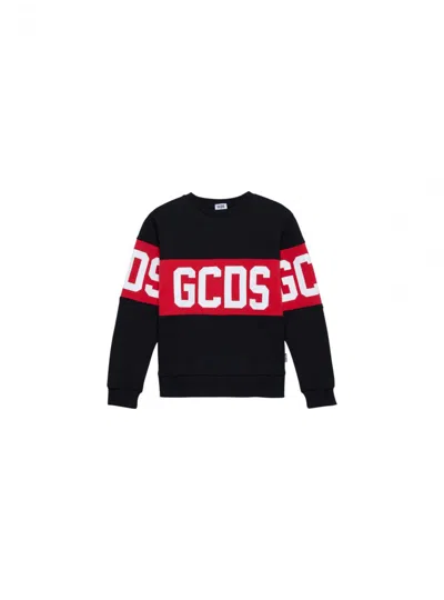 Gcds Kids' Baby Sweatshirt  1527ba_junior_nero In Black