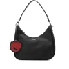 Gcds Logo Plaque Shoulder Bag In Black