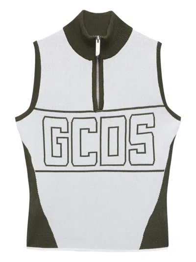 Gcds Band-logo Half-zip Top