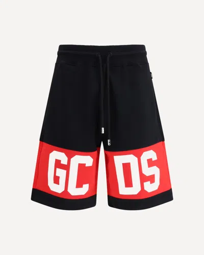 Gcds Band Logo Sweat Shorts In Multi