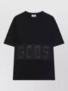 Gcds Man T-shirt Z0mlqc109j101 999b Band Logo Tonal Loose Ss T-shi Black In Black