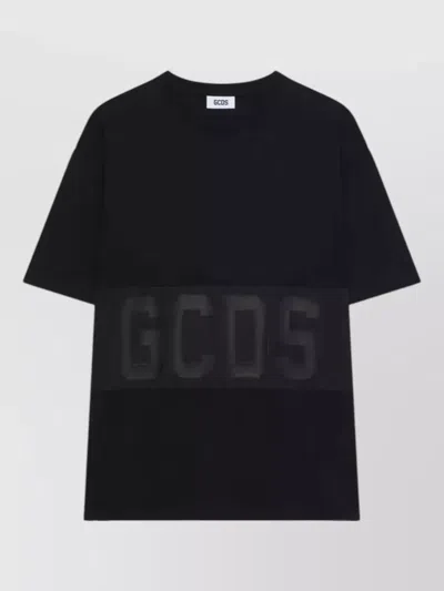 GCDS BAND LOGO TONAL LOOSE FIT T SHIRT