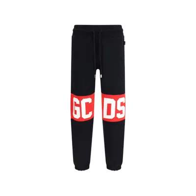 Gcds Band Logo Trousers In Black