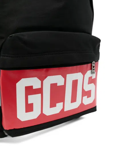 Gcds Kids' Band-logo Backpack In Black