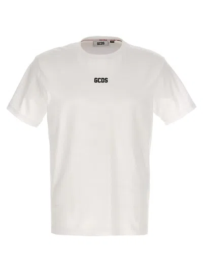 Gcds Basic Logo T-shirt In White