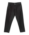 Gcds Belt Loop Jeans In Black