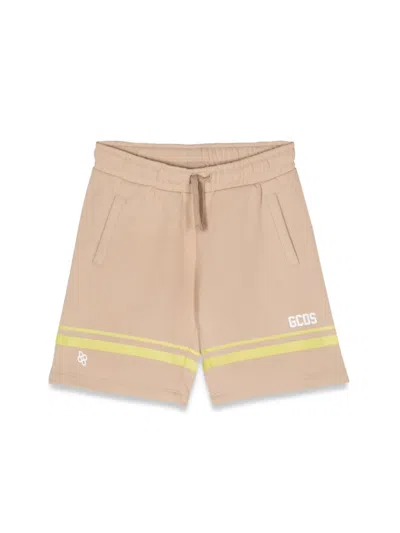Gcds Kids' Bermuda In Beige
