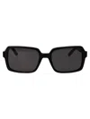 Gcds Black Acetate Sunglasses In Black