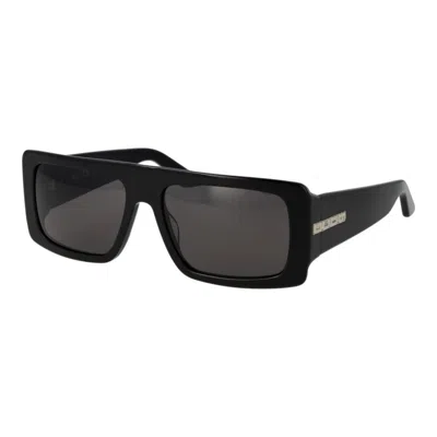 Gcds Black Acetate Sunglasses