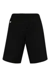 Gcds Logo-print Drawstring Swim Shorts In Black
