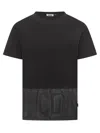 Gcds Man T-shirt Z0mlqc109j101 999b Band Logo Tonal Loose Ss T-shi Black In Black