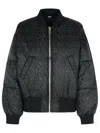 Gcds Monogram-pattern Zip-up Bomber Jacket