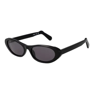 Gcds Black Plastic Sunglasses In Multi