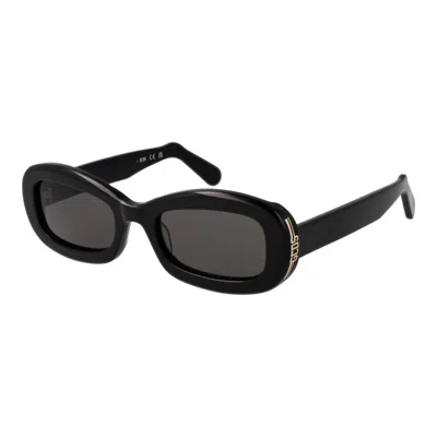 Gcds Black Plastic Sunglasses