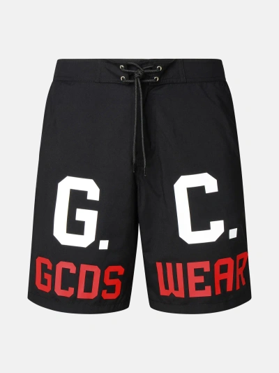 Gcds Black Polyester Swimsuit
