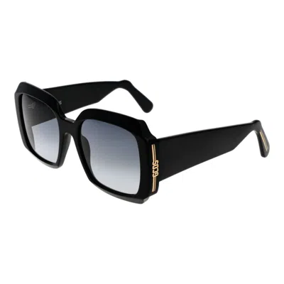 Gcds Black Unisex Sunglasses