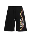 Gcds Sports Shorts With Logo In Black