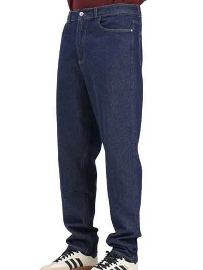 Gcds Blue Cotton Classic Jeans