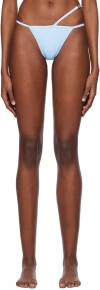 Gcds Blue Hardware Bikini Bottom In 70 Baby Blue