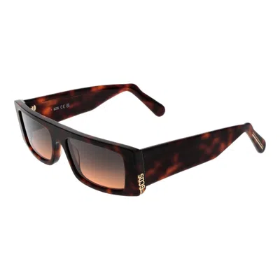 Gcds Brown Unisex Sunglasses