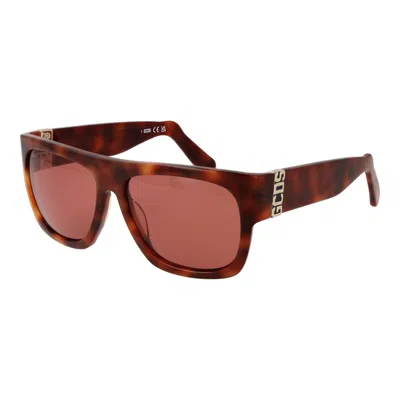 GCDS BROWN UNISEX SUNGLASSES