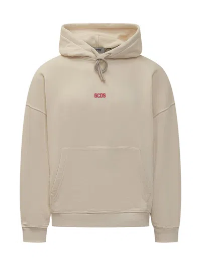 Gcds Butterfly Hoodie In Beige