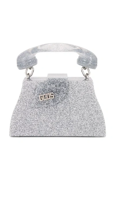Gcds Call Me Glitter Baby Bag In 실버
