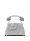 Gcds Silver Shoulder Bags In Silber