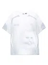 Gcds Cat Football T-shirt In Grey